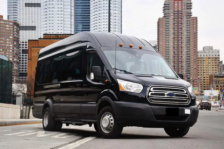 Luxury shuttle vehicle providing private group transportation