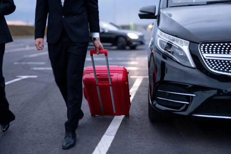 Airport Transfers Rancho Palos Verdes CA luxury black car