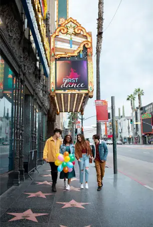 The Hollywood Walk of Fame, a key destination for our Hollywood tour services from Palos Verdes, CA.