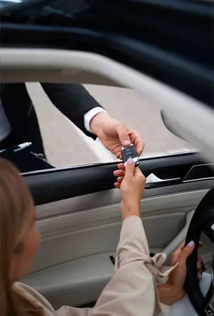 Professional chauffeur providing reliable funeral transportation in Palos Verdes Estates.