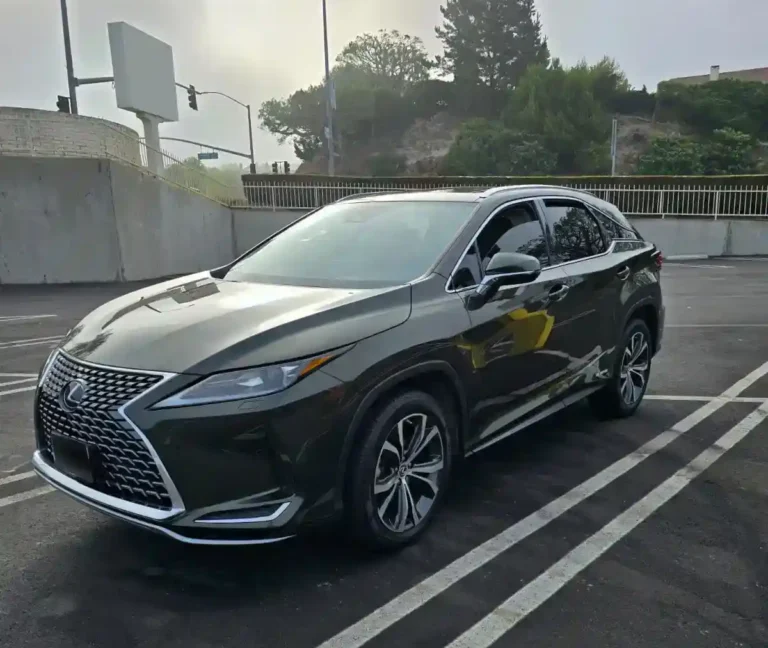Lexus RX 450h executive hybrid SUV from our luxury limo fleet in South Bay, providing premium black car service for airport transfers.