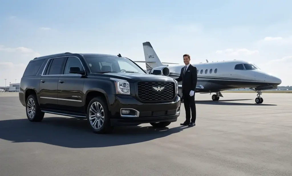 Professional Executive Chauffeur service for long-distance regional transit in Southern California.